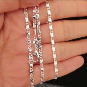 925 Silver Gypsophila Clavicle Necklace